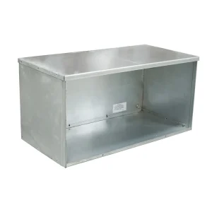 Discount Milbank 121248-GSC3R-NK-NP Unpainted G90 Galvanized Steel Wiring Trough 48-Inch x 12-Inch x 12-Inch