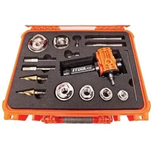 Itool GP122 10 Gauge Mild and Stainless Steel Gear Knockout Punch Kit 1/2 - 2-Inch Gear Punch Popular