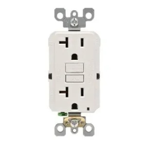 Westgate AD-TRM-20-WW Tamper-Resistant GFCI Receptacle With LED Indicator 20-Amp 120-Volt White Instant Buy