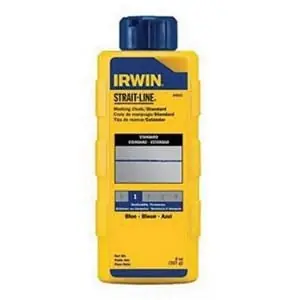 Irwin Tools IR64901 Standard Chalk Refill 8 oz Blue Strait-Line Trusted Brand