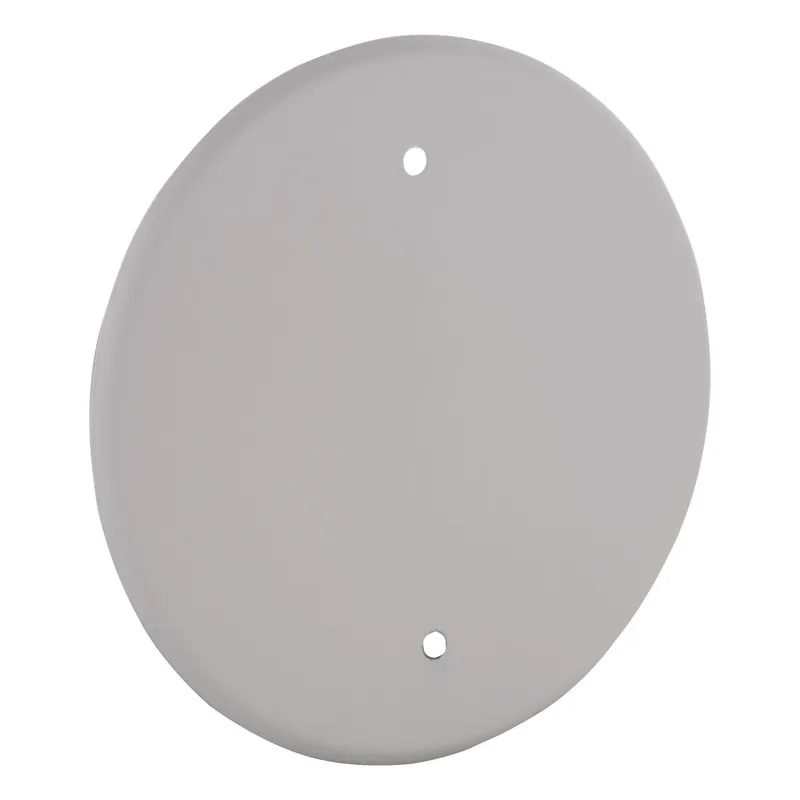 Bargain Raco 5653-1 Powder Coated Steel Blank Round Closure Plate 5.25-Inch x 0.172-Inch x 5.25-Inch Off-White