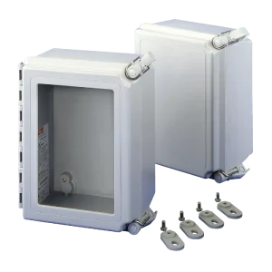 Hoffman A12106CHQRFGW Fiberglass One Door Hinged Cover Box 12-Inch x 10-Inch x 6-Inch Light Gray Hot Picks