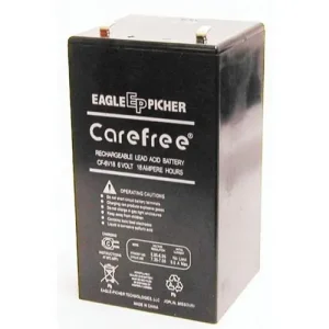 Mule Lighting CF6V18 Rechargeable Battery 18-Amp-Hour 6-Volt Sealed Lead Acid Carefree Luxury