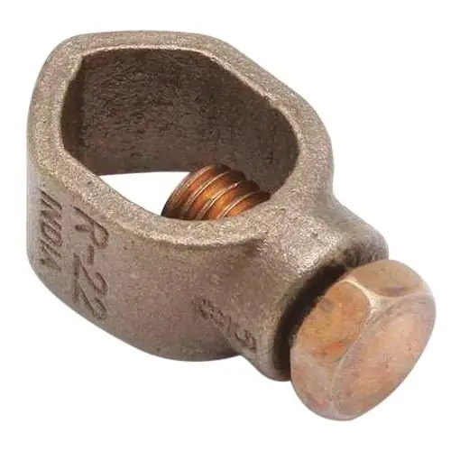 Burndy GRL5 Copper Alloy Light-Duty Unplated GRL Mechanical Grounding Connector 0.94-Inch x 1.34-Inch Next Day Delivery