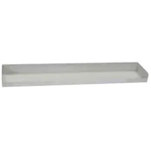 Rolacase RSSHL/126 12 Series Floor Mount Shelf 405-mm x 1259-mm x 168-mm Rear/80-mm Front Annealed Zinc Powder Coated Free Shipping