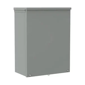 Reduced Price Hoffman A24R188NK NEMA 3R Polyester Powder Coated Galvanized Steel Style B Padlockable Slip-On Screw Cover Enclosure 18-Inch x 24-Inch x 8-Inch ANS