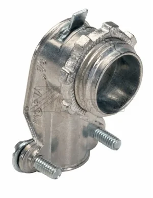 Topaz Electric 107 Die Cast Zinc Non-Insulated Throat 90-Degree BX-Flex Connector 2-1/2-Inch Weekend Sale