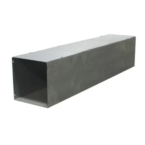 Super Sale Milbank 121212-GSC1-NK-NP Unpainted G90 Galvanized Steel Lay-In Wireway 12-Inch x 12-Inch x 12-Inch