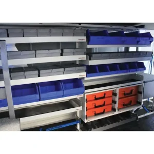 Next Day Delivery Rolacase RP60 1 Compartment Medium Bin 8-5/64-Inch x 10.625-Inch x 6-1/2-Inch Plastic Red