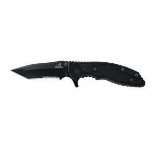 Gerber 22-41586 Serrated Edge Tanto Finger Flip Knife 8-1/4-Inch x 3-1/2-Inch Torch II Tanto Reduced Price