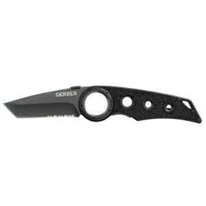 Gerber 31-001098 7Cr17MoV Steel Blade Serrated Edge Tanto Folding Knife 7.86-Inch Remix Tactical Editor’s Pick