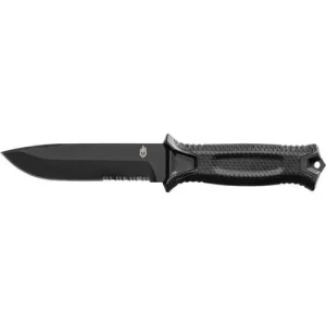 Buy Direct Gerber 31-002933 Black Cerakote Coated 420 High Carbon Steel Drop Point StrongArm Fixed Blade 9.8-Inch x 4.8-Inch