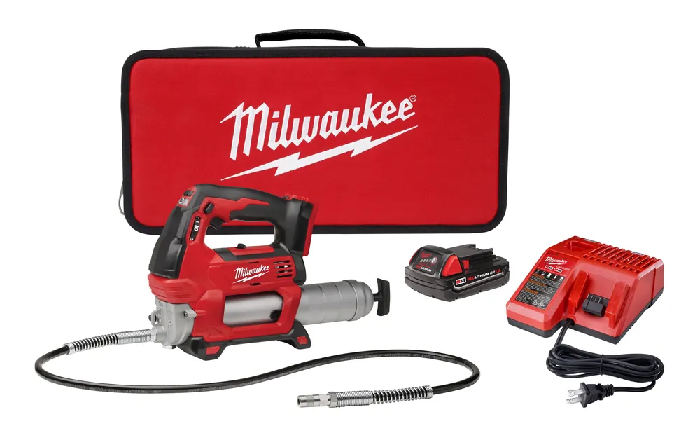 ELECTRICAL POWER TOOL GREASE GUN KIT MILW 2646 21CT GREASE GUN KIT Free Delivery