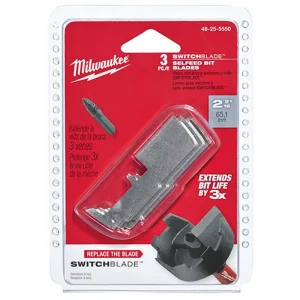 Milwaukee Tool 48-25-5543 Hardened Steel Replacement Blade 2-1/4-Inch Switchblade Crafted