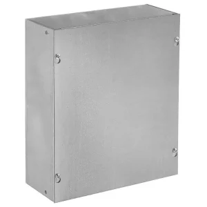 Hoffman ASE16X16X6NK 16/14/12 Gauge Steel Screw Cover Junction Box Without Knockout 16-Inch x 16-Inch x 6-Inch Seasonal Sale
