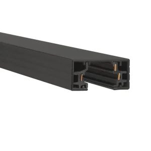 Save Now Intense Lighting IS8B Intense 1-Circuit Track 8-ft x 1-7/16-Inch x 11/16-Inch Extruded Aluminum Black Powder Coated For 1 Or 2-Circuit Track Power