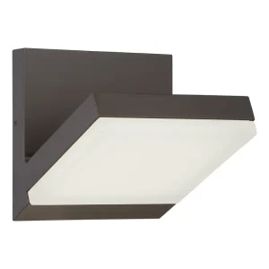 Trusted Brand George Kovacs P1259-143-L 1-Light LED Wall Sconce 22-Watt Oil Rubbed Bronze Angle