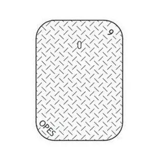 Free Returns Oldcastle B1017-51JH Steel Bolt Down H/20 Checker Plate 20-Inch x 13-3/8-Inch Logo: ELECTRIC