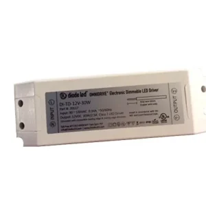 Limited Time DiodeLED DI-TD-12V-30W Class 2 Dimmable Electronic Driver 120-Volt AC Input 12-Volt DC Output 30-Watt Output Omnidrive