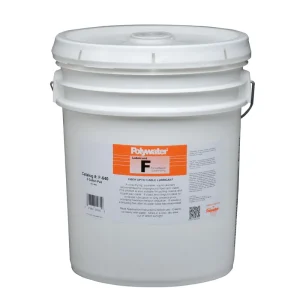 Free Delivery American Polywater F-640 Fiber Optic Cable Pulling Lubricant 5 gal Pail Orange