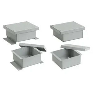 Hoffman A24R206HM NEMA 3R Polyester Powder Paint Galvanized Steel Screw Cover Enclosure 20-Inch x 24-Inch x 6-Inch ANSI 61 Gray nVent Free Shipping