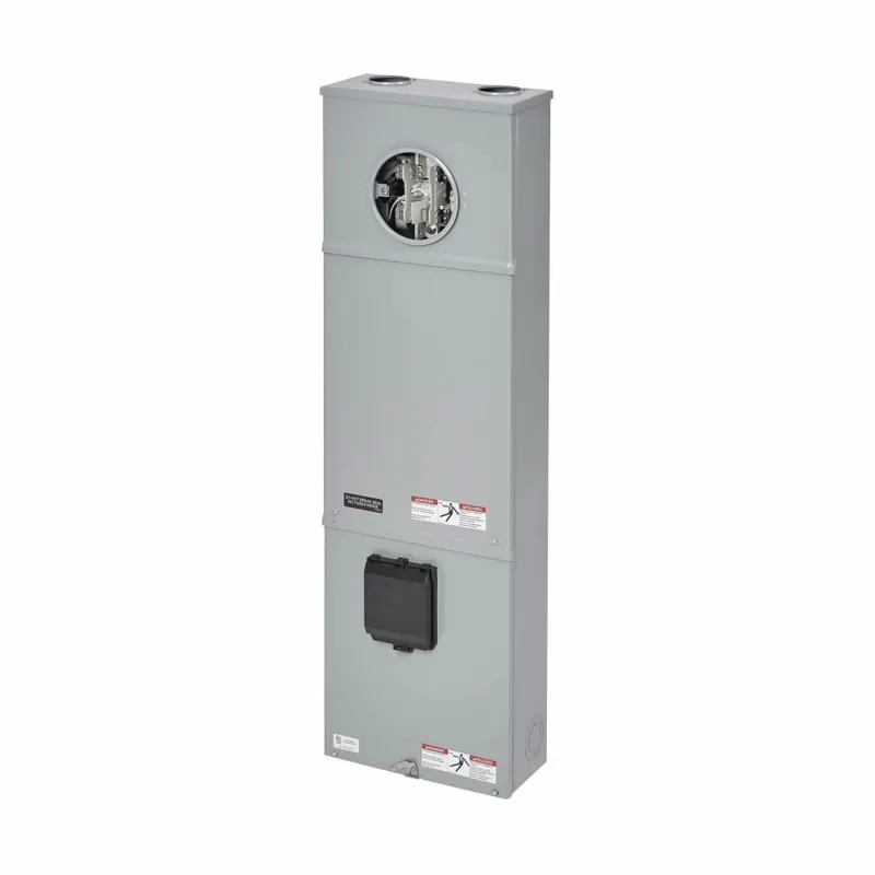 Authentic B-Line 227-MTBH-MS15 3-Phase Ring Type Meter Main With Safety Socket Test Block Bypass 7 Jaws Sockets 200-Amp 480/277 Volt