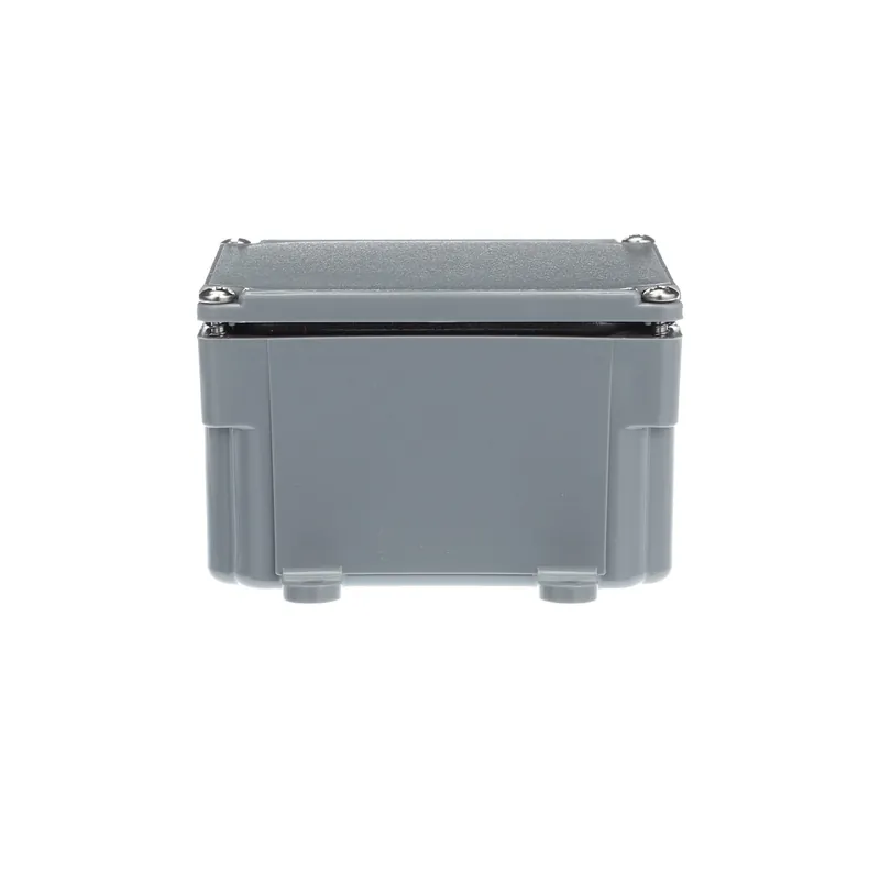 Low Price Thomas & Betts E989NNJ-CAR NEMA 6P PVC Non-Metallic Rigid Screw Cover Electrical Junction Box 3.7-Inch x 3.7-Inch x 2-Inch Carlon