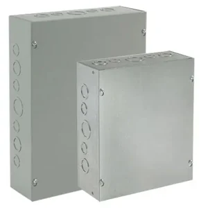Buy Direct Hoffman ASE30X24X8NK NEMA 1 Polyester Powder Painted Steel Screw Cover Pull Box 30-Inch x 24-Inch ANSI 61 Gray