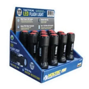 Voltec Industries 08-00618 LED Tactical Flashlight With Pocket Clip 3-Watt 120 Lumens Clearance