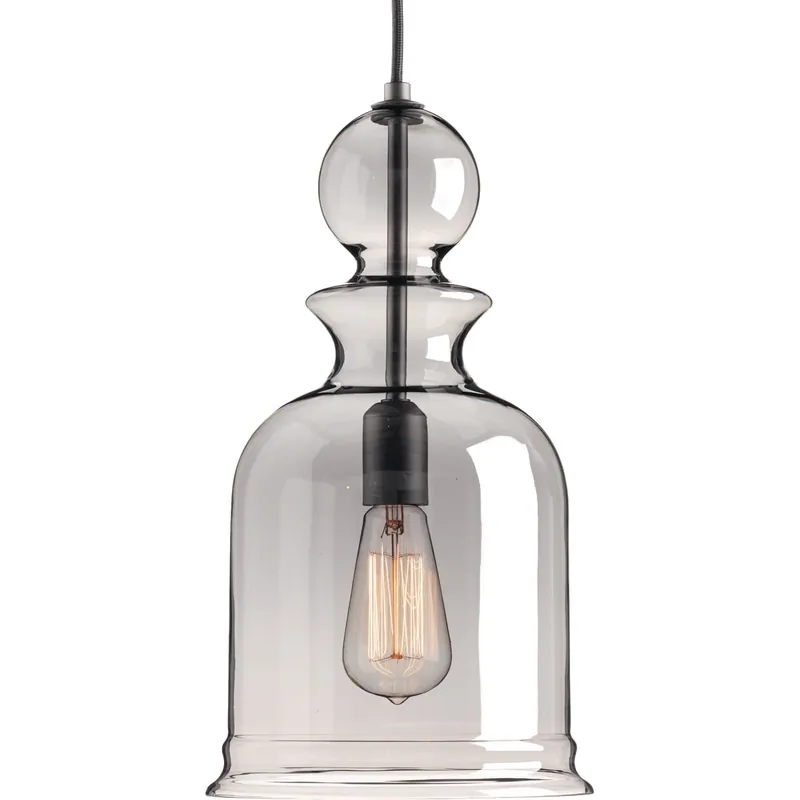 Luxury Progress Lighting P5333-143 1-Light Pendant Fixture 75-Watt 120-Volt AC Graphite Painted Staunton