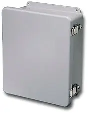 Stahlin J2424HPL NEMA 1/3/3R/4/4X/12/13 Fiberglass Reinforced Thermoset Polyester J-HPL Hinged Junction Box Enclosure With Padlock Latch 27-1/2-Inc Original