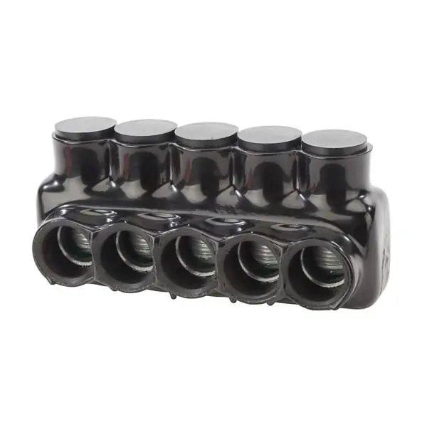 Trusted Brand NSI IPLD600-5 Plastisol IPLD Series Insulated Multi-Tap Connector 5-Port 600-MCM-6-AWG Polaris