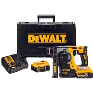 Dewalt DCH273P2 Cordless Brushless L-Shape Rotary Hammer Kit 20-Volt MAX XR Perform Protect Premium