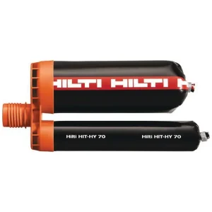 Hilti HIT-HY 70 Hybrid Adhesive 11.1 fl-oz Injection Mortar Same Day Shipping