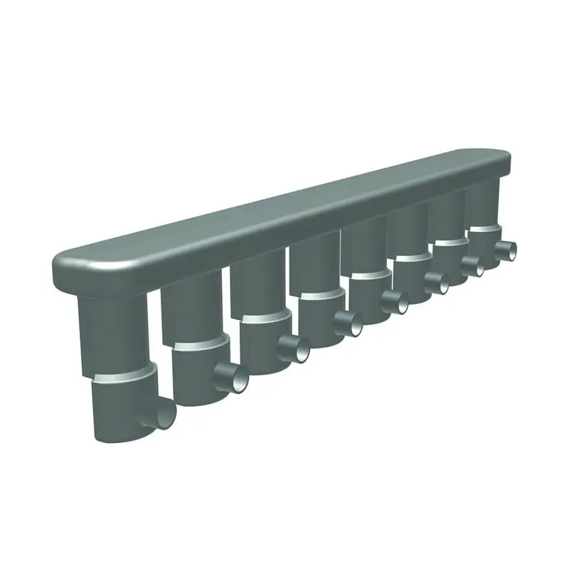 Burndy RDM6-28 Underground Tap Connector 6-Port 4-AWG-250-KCMIL Copper 4-AWG-350-KCMIL Aluminum Mole Exclusive