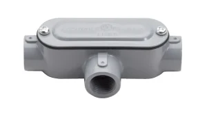Topaz Electric T3CG Die Cast Copper Free Aluminum Type T Conduit Body With Cover And Gasket 1-Inch Seasonal Sale
