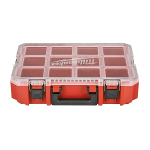 Milwaukee Tool 48-22-8030 8 Small 2 Large Bin Jobsite Organizer Impact Resistant Polymers Red 14-Inch x 18-Inch x 5-Inch Buy Direct
