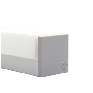 Viral DiodeLED DI-CPEC-SLPD Slim Premium Diffusion Channel End Cap Brushed Aluminum For Slim LED Tape Light Mounting Channels Chromapath