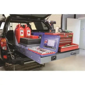 Rolacase RSEPF/950x1000 Double Sliding Platform 330 lb 37-13/32-Inch x 39-3/8-Inch x 6-1/32-Inch Steel Powder Coated Authentic