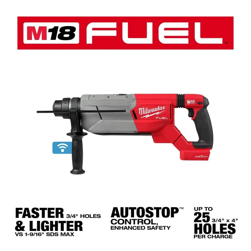 Professional Grade MWK 2916 20 M18 FUEL 1 1 4 D HANDLE SDS PLUS ROTARY HAMMER BARE TOOL