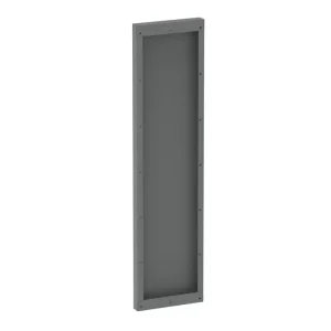 Universal Free-Stand Formed End Plate, Gray, Steel Direct From Manufacturer