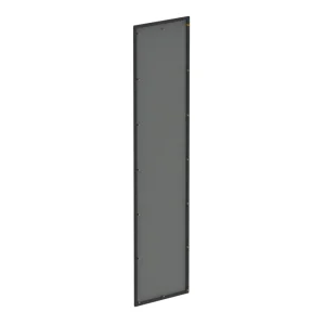 Universal Free-Stand Flat End Plate, 84.13" x18.11", Gray, Steel High Quality