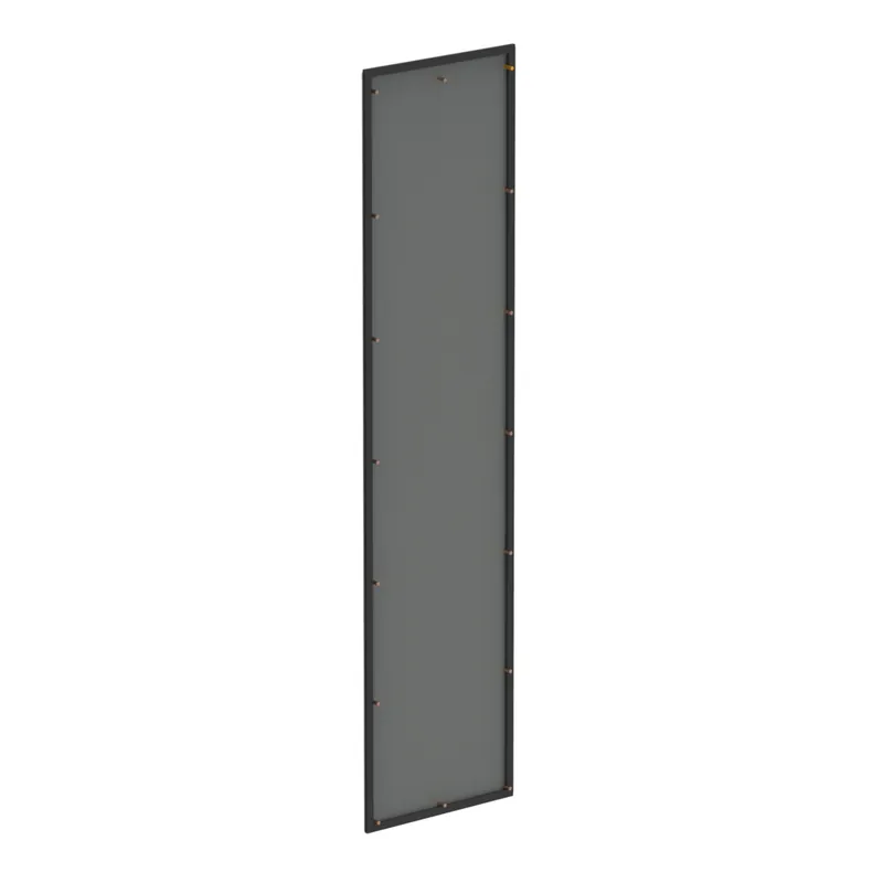 Universal Free-Stand Flat End Plate, 84.13" x18.11", Gray, Steel High Quality