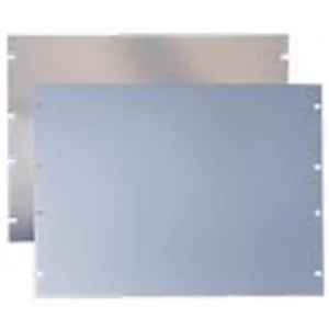 End Panel, 19" Rack, 5 Units, Steel, 12 Gauge, Light Gray, Flat Genuine
