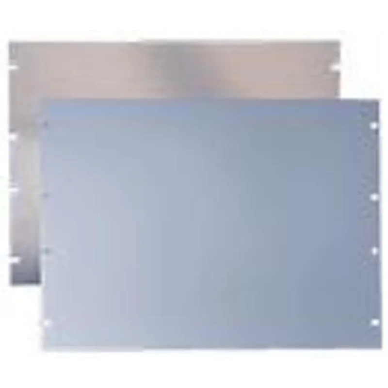End Panel, 19" Rack, 5 Units, Steel, 12 Gauge, Light Gray, Flat Genuine