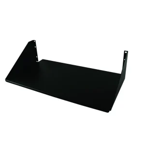 Single-Sided Shelf, Solid, 19" x 10-1/2", Black Mega Sale