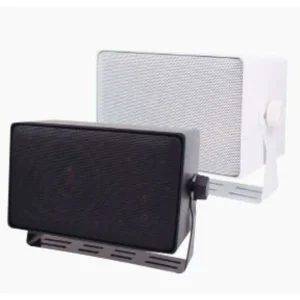 Speaker, 4", 3-Way, Indoor/Outdoor, All-Purpose, Transformer, Black Crafted