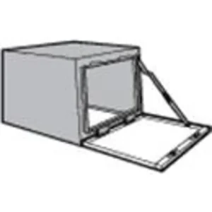 High Quality Window Small Door For ProLine Sloped Front, fits 707/882x600mm, Light Gray, Steel