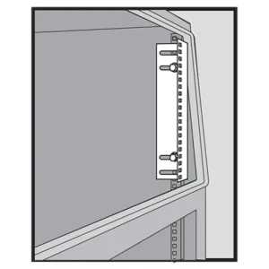 Rack Angle for ProLine Sloped-Front HMI Enclosure 5U, 9x2x4, Plated, Steel Affordable