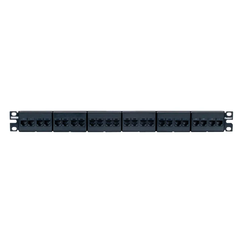 Coupler Patch Panel, Cat 6, Flat, 24 Por Holiday Sale